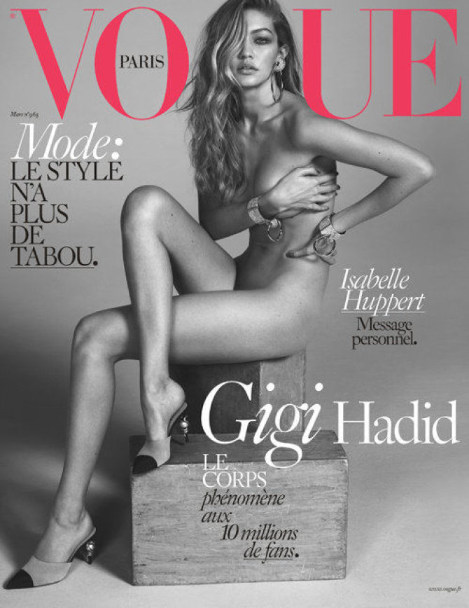 „Vogue“ nuotr./Gigi Hadid