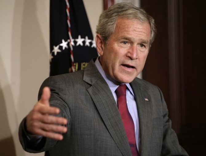 AFP/„Scanpix“ nuotr./George'as W.Bushas