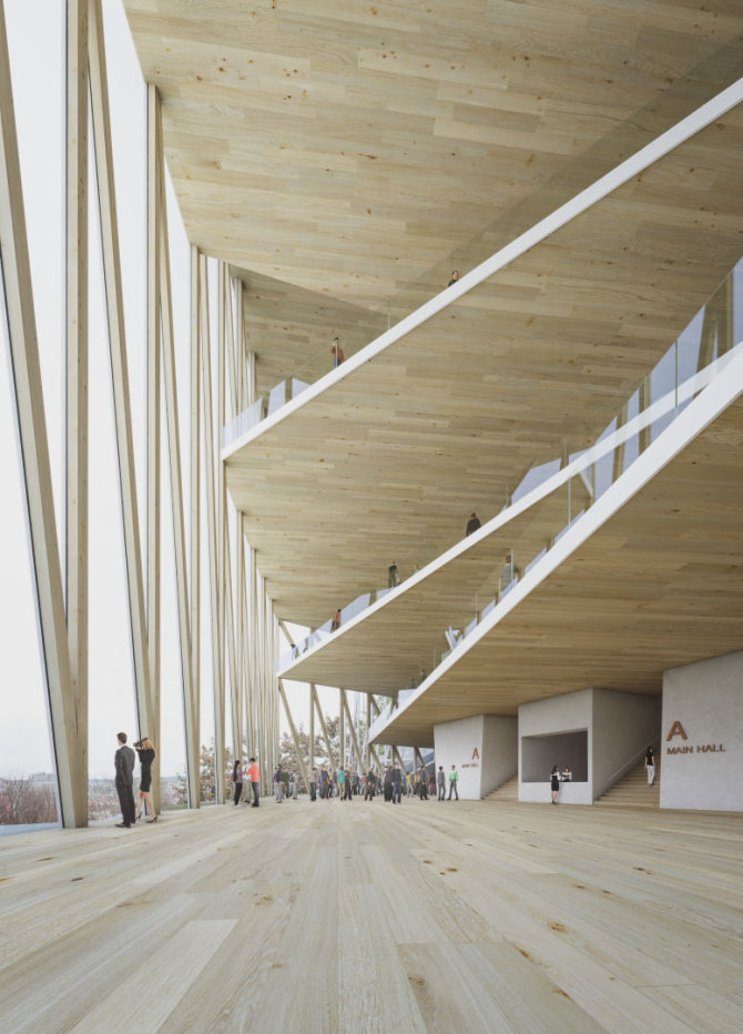 Organizatorių nuotr./Pirmoji vieta – Ispanijos architektų „Arquivio architects“ projektas