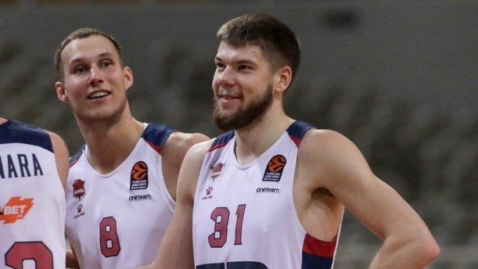 Getty Images/Euroleague.net nuotr./Rokas Giedraitis ir Tadas Sedekerskis