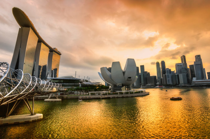 Shutterstock nuotr./Singapūro sostinė Singapūras