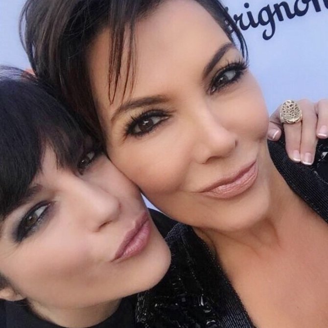 „Instagram“ nuotr./Selma Blair ir Kris Jenner