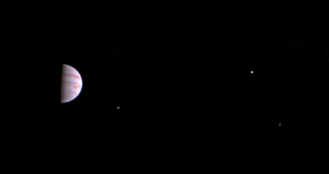 „Scanpix“/AP nuotr./„Juno“ padaryta Jupiterio nuotrauka