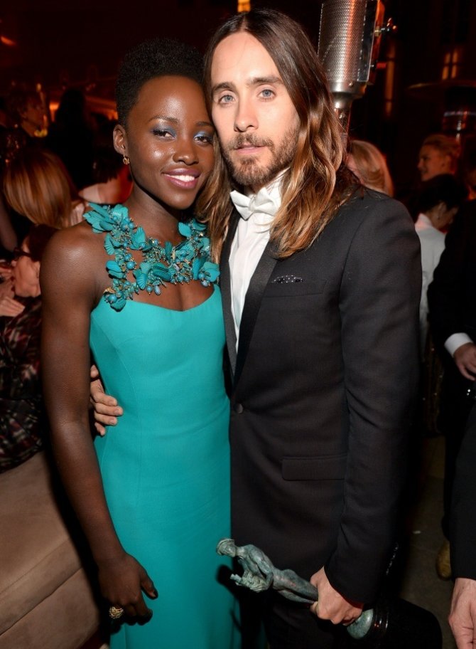 AFP/„Scanpix“ nuotr./Jaredas Leto ir Lupita Nyong'o