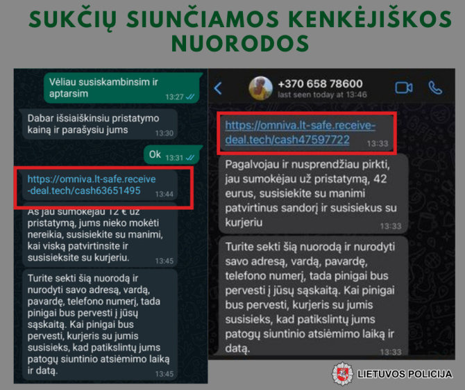 Nuotrauka iš PVP „Facebook“ profilio/Sukčiavimo iliustracija