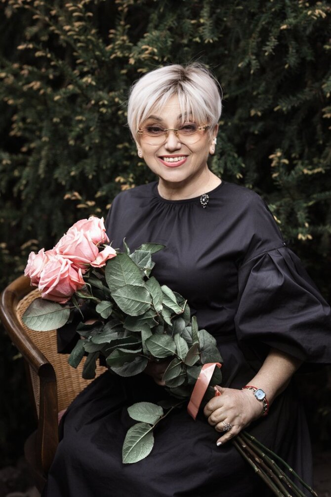 Ana Rosso nuotr./Jelena Tulčina su vyru Feliksu