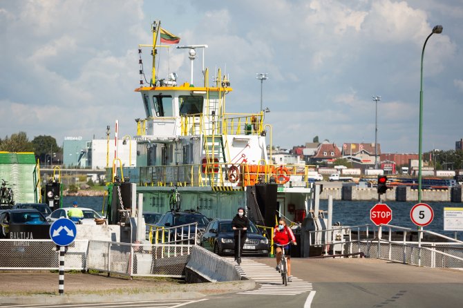 Žygimanto Gedvilos / BNS nuotr./Keltas Smiltynės perkėloje