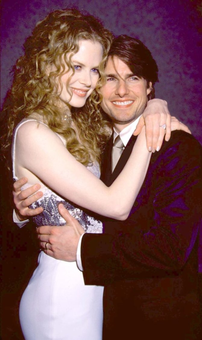 Vida Press nuotr./Nicole Kidman ir ir Tomas Cruise'as (1998 m.)