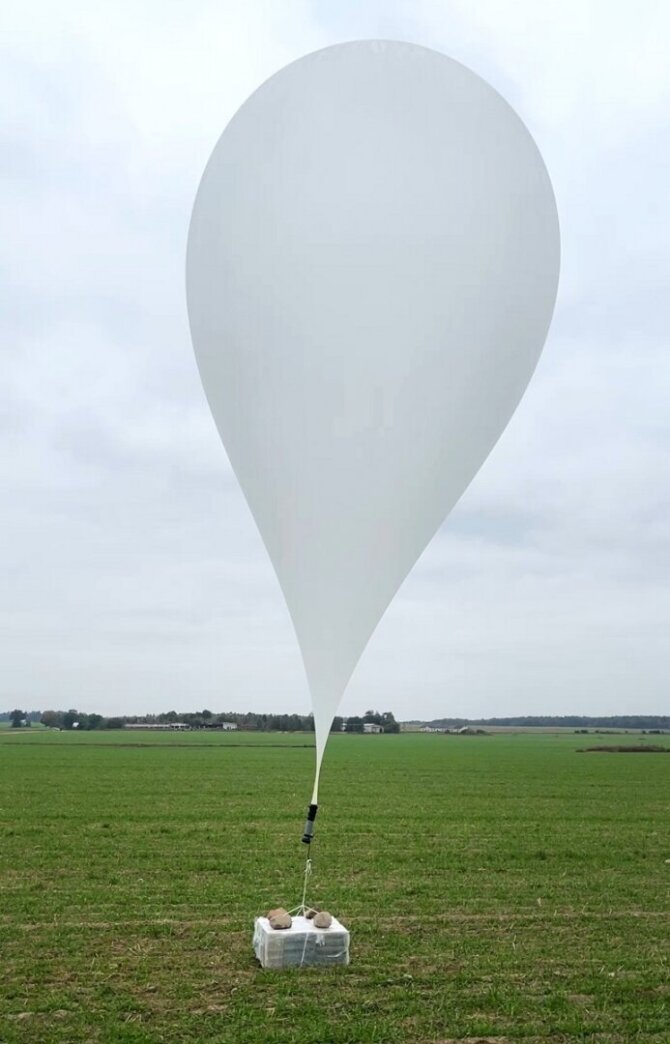 Kontrabandininkų balionas / VSAT nuotr.
