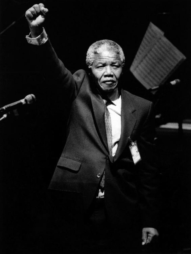 „Scanpix“ nuotr./Nelsonas Mandela (1990 m.)