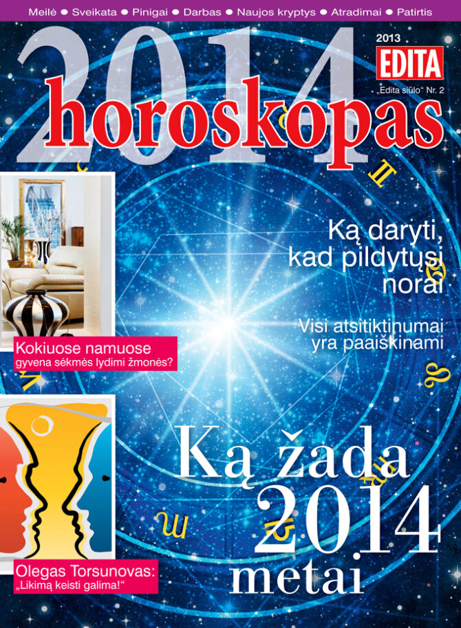Žurnalo „Edita“ archyvo nuotr./„2014 horoskopas“