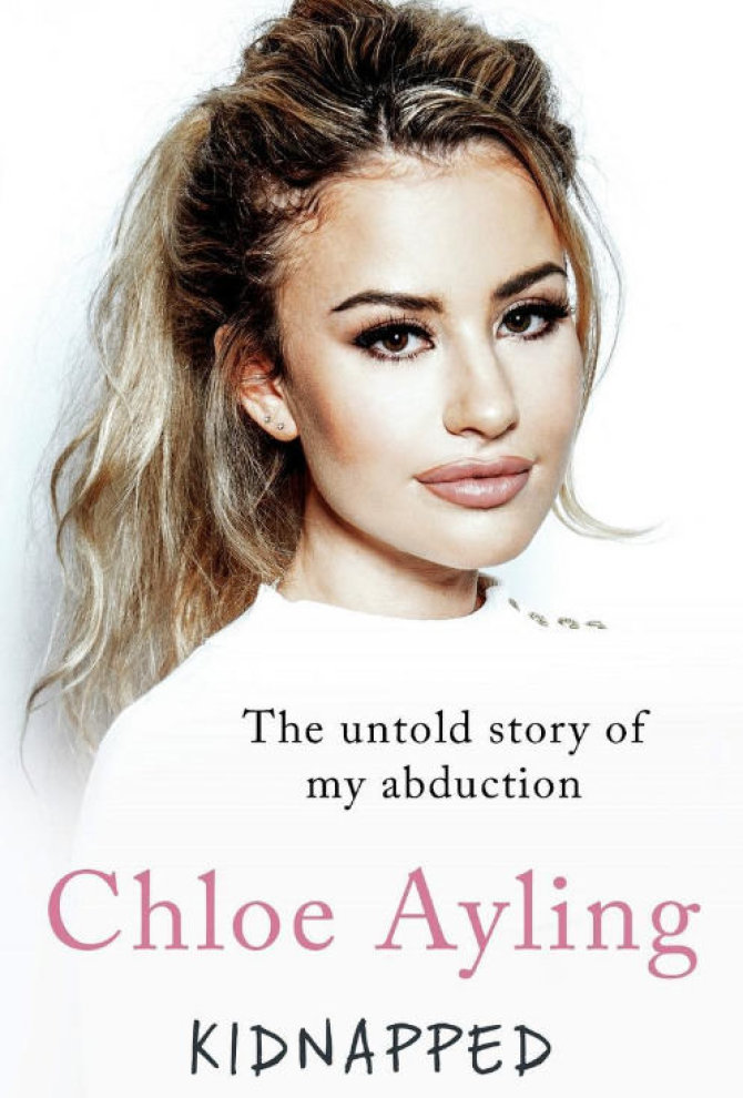 Chloe Ayling knygos „Kidnapped: The Untold Story of My Abduction“ viršelis