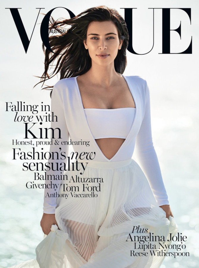 „Vogue“ viršelis/Kim Kardashian