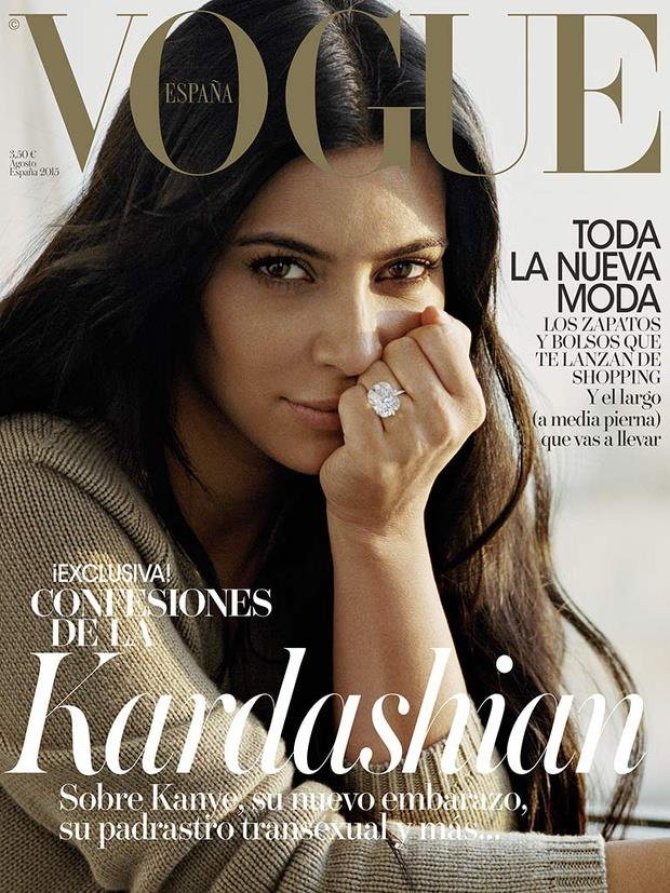 „Vogue“/Theo Wenner nuotr./Kim Kardashian