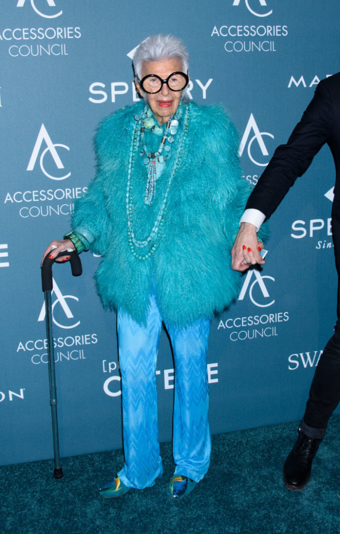 Vida Press nuotr./Iris Apfel 