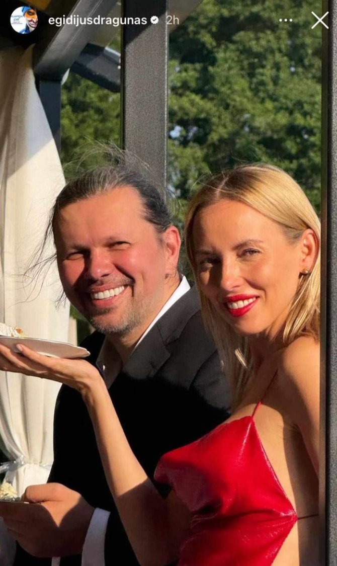 Ekrano nuotr./Algimanto Minalgos-Soliario ir Monikos Gumbrevičiūtės vestuvės