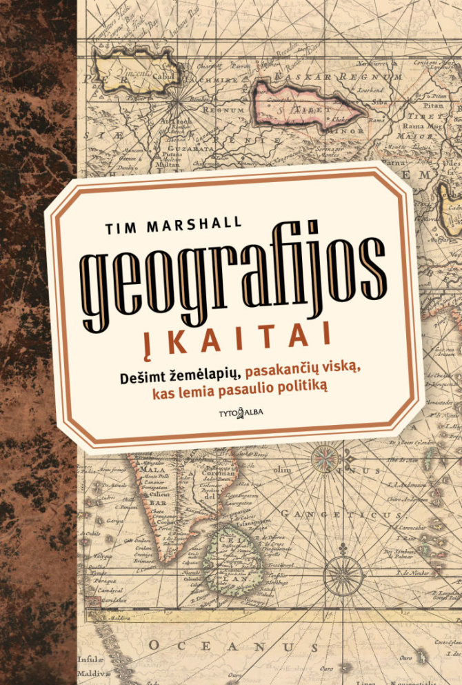 Knygos viršelis/Knyga „Geografijos įkaitai“