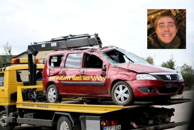 Eriko Ovčarenko, Facebook.com nuotr./Justinas Maciulevičius (nuotr.) įtariamas nužudęs šio taksi vairuotoją