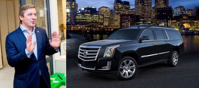 Luko Balandžio / 15min ir „Caters News Agency“ / „Scanpix“ nuotr./Ramūnas Karbauskis deklaravo įsigijęs automobilį „Cadillac D3 Escalade“.