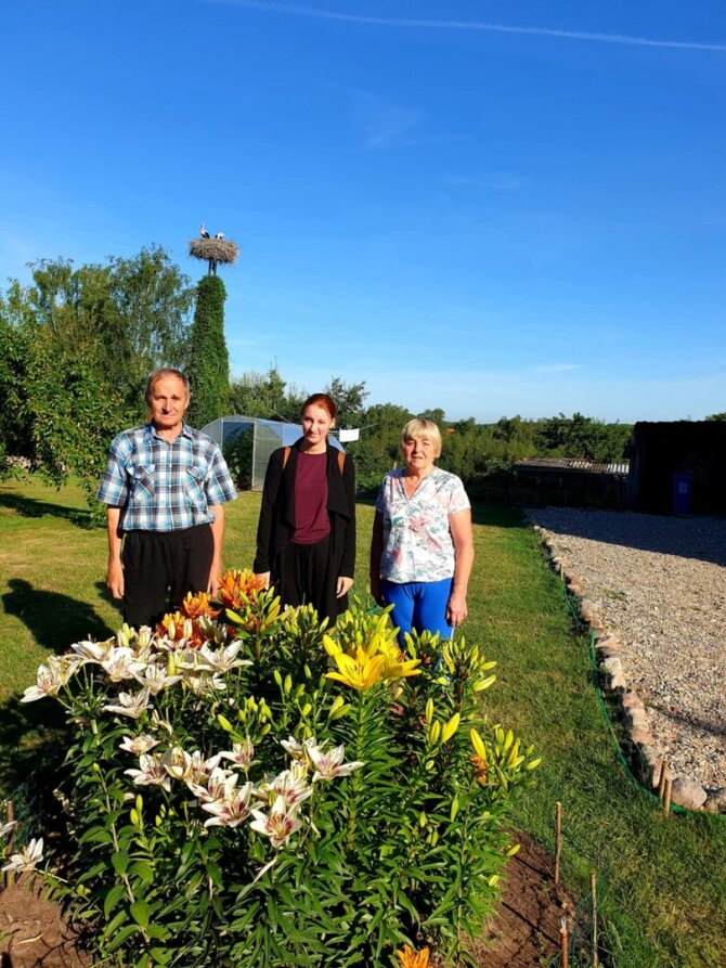 Asmeninė nuotr./ Edvardas, Genovaitė ir vienintelė jų anūkė