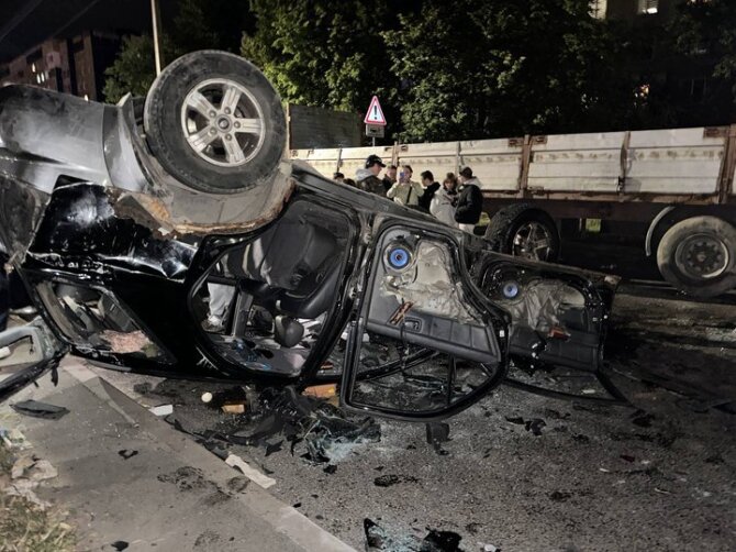 Socialinių tinklų nuotrauka/Mobilizacijos pareigūnų automobilis Lvive