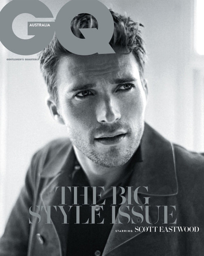 „GQ Australia“ viršelis/Scottas Eastwoodas