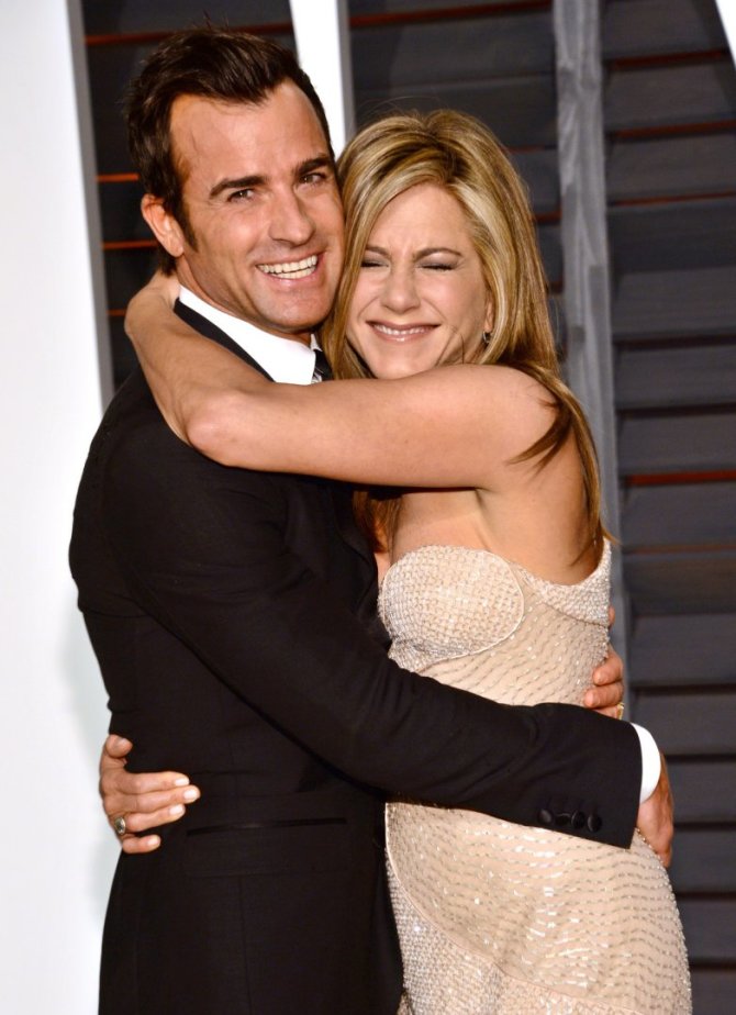 „Scanpix“/AP nuotr./Justinas Theroux ir Jennifer Aniston