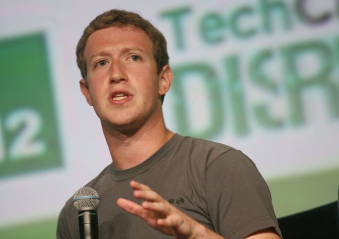 AFP/„Scanpix“ nuotr./„Facebook“ įkūrėjas ir vadovas Markas Zuckerbergas