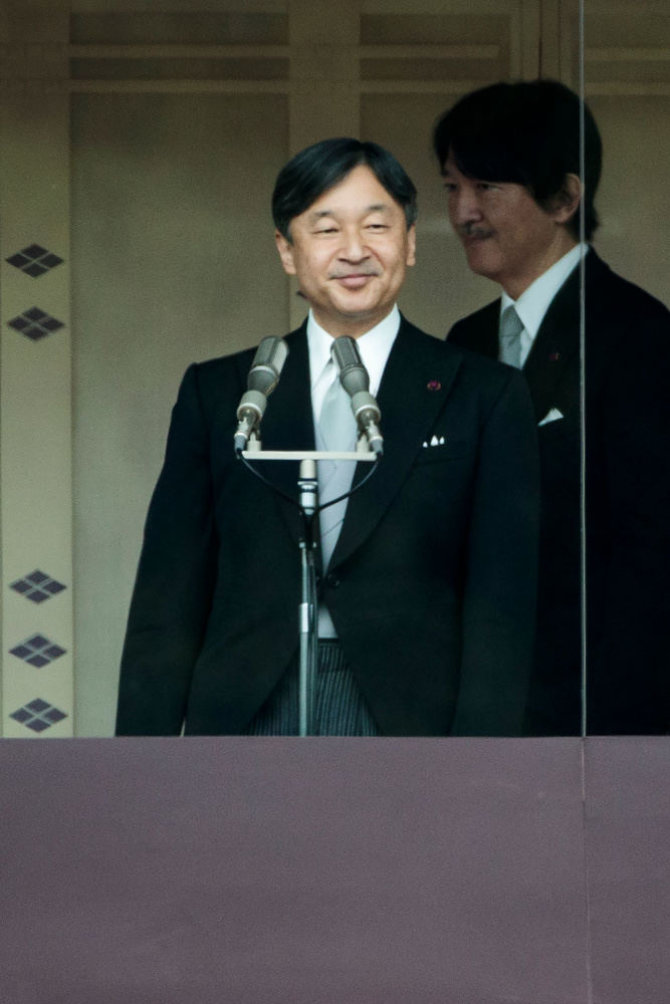 AFP/„Scanpix“ nuotr./Japonijos imperatorius Naruhito