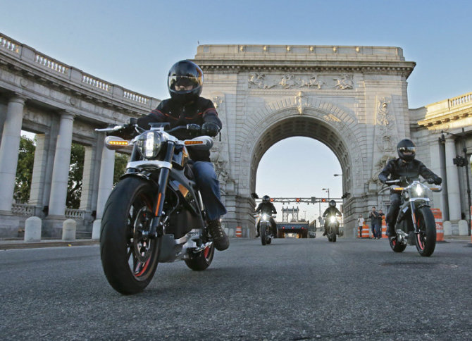 Elektrinis „Harley-Davidson“ motociklas