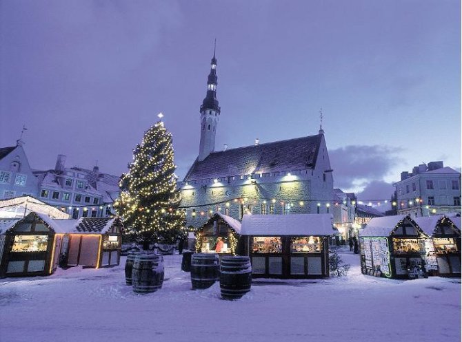 Welcome to Estonia nuotr./Kalėdų turgus Taline