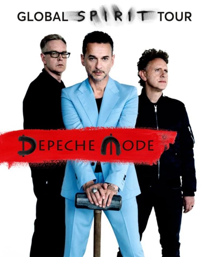 Grupės archyvo nuotr./„Depeche Mode“ gastrolių „Global Spirit“ afiša