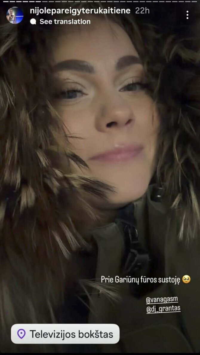 „Instagram“ ekrano nuotr./Nijolė Pareigytė-Rukaitienė