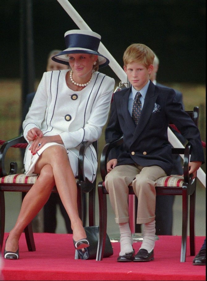 „Scanpix“/AP nuotr./Princesė Diana, princas Harry