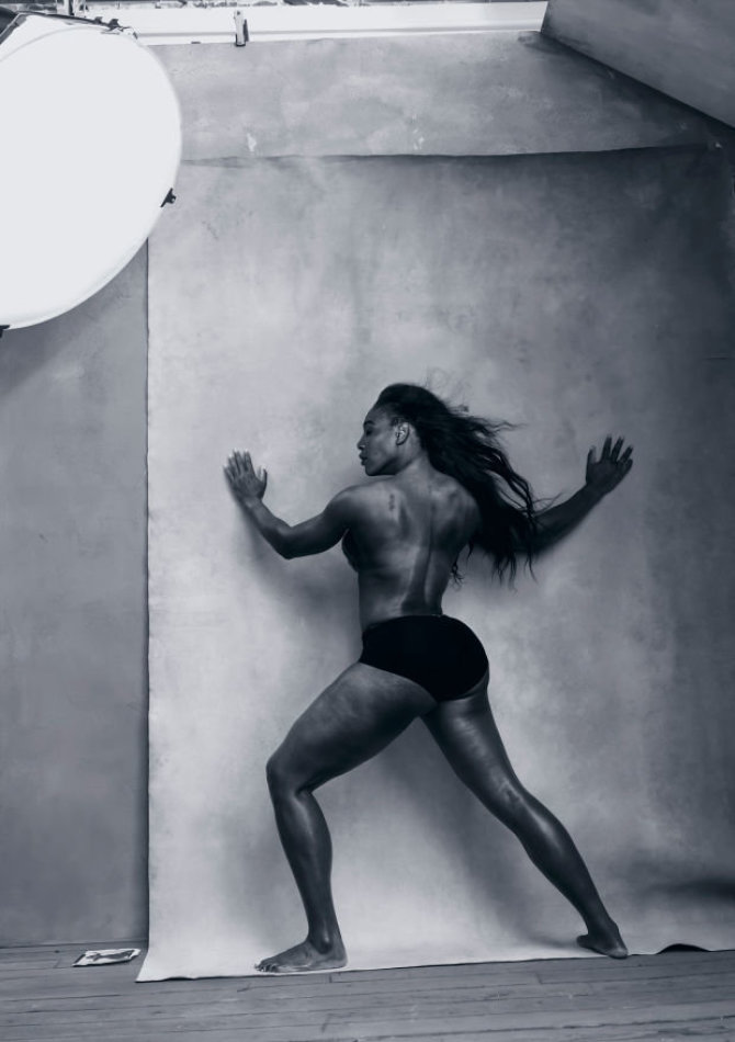 „Pirelli“/Annie Leibovitz nuotr./2016 m. „Pirelli“ kalendoriaus nuotrauka: tenisininkė Serena Williams