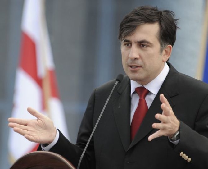 Michailas Saakašvilis 2008 metais