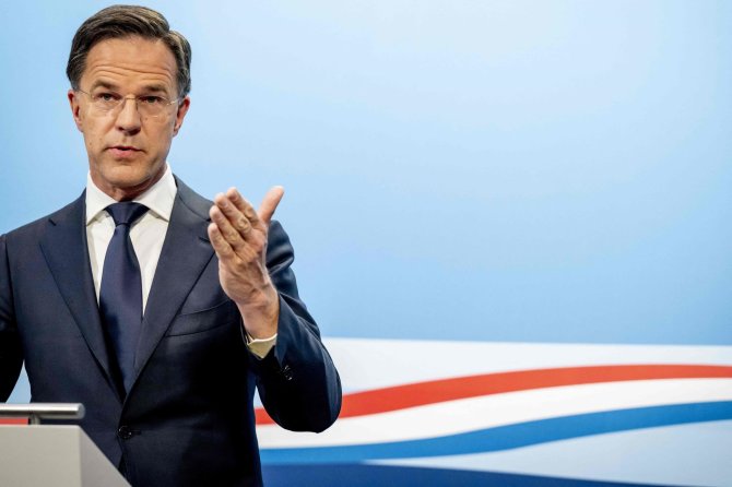 „AFP“/„Scanpix“/Nyderlandų ministras pirmininkas Markas Rutte