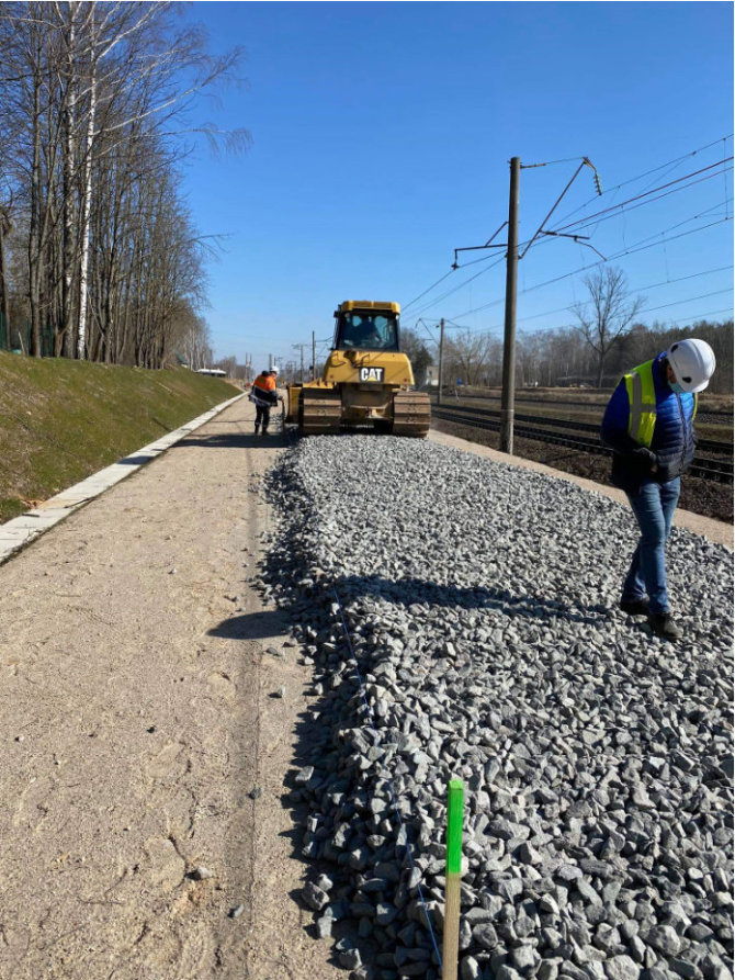 AB „Lietuvos geležinkeliai“ nuotr./COVID-19 įvedė pokyčių, bet nesustabdė „Rail Baltica“ darbų Kaune