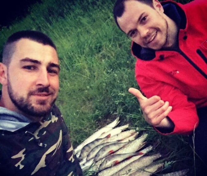 instagram nuotr./Jonas Valančiūnas ir Steponas Babrauskas