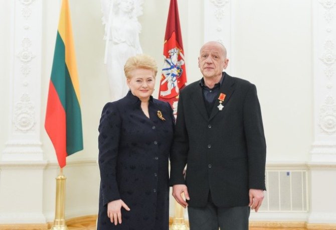 LR prezidentūros nuotr./Dalia Grybauskaitė ir Šarūnas Sauka