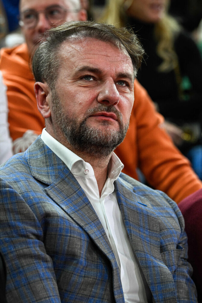 Vida Press nuotr./Belgrado „Partizan“ prezidentas Ostoja Mijailovičius