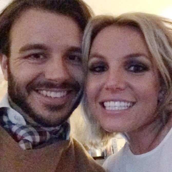 „Instagram“ nuotr./Britney Spears ir Charlie Ebersolis