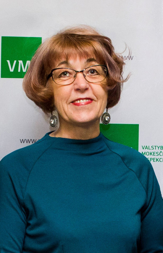 VMI nuotr./VMI Mokestinių prievolių departamento direktorė Stasė Aliukonytė-Šnirienė