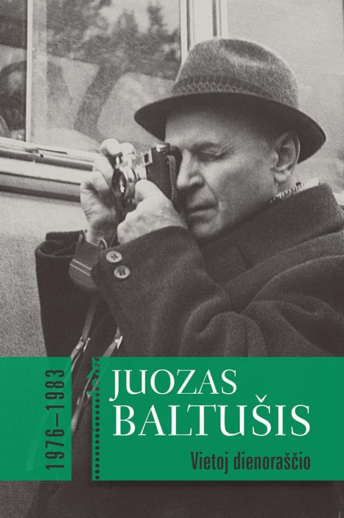 Knygos viršelis/Juozas Baltušis „Vietoj dienoraščio“ antrasis tomas 