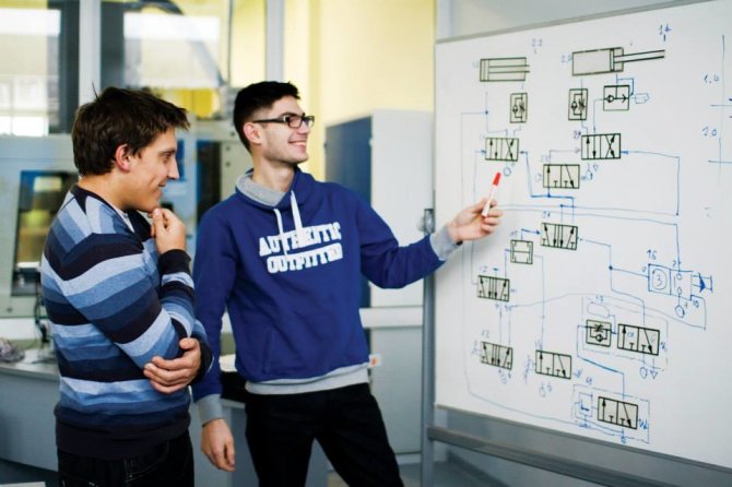 „Vilniaus technologijų ir verslo profesinio mokymo centro“ studentai