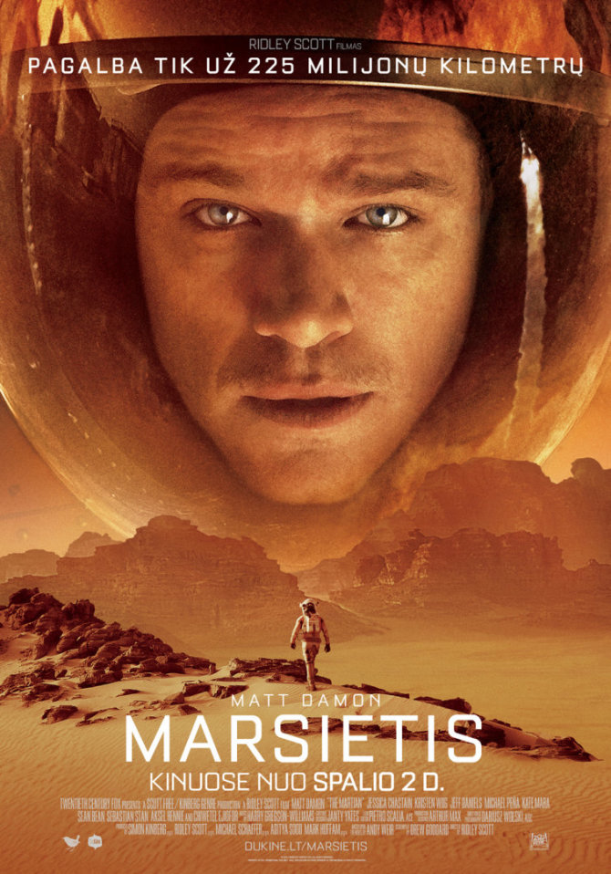 Filmo „Marsietis“ plakatas