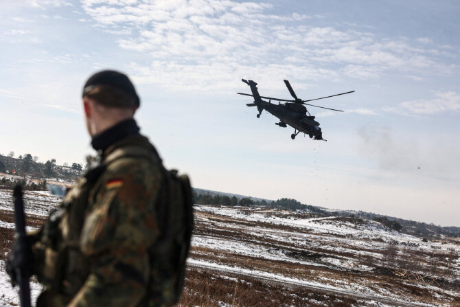 NATO karinės pratybos Vokietijoje / Liesa Johannssen / REUTERS