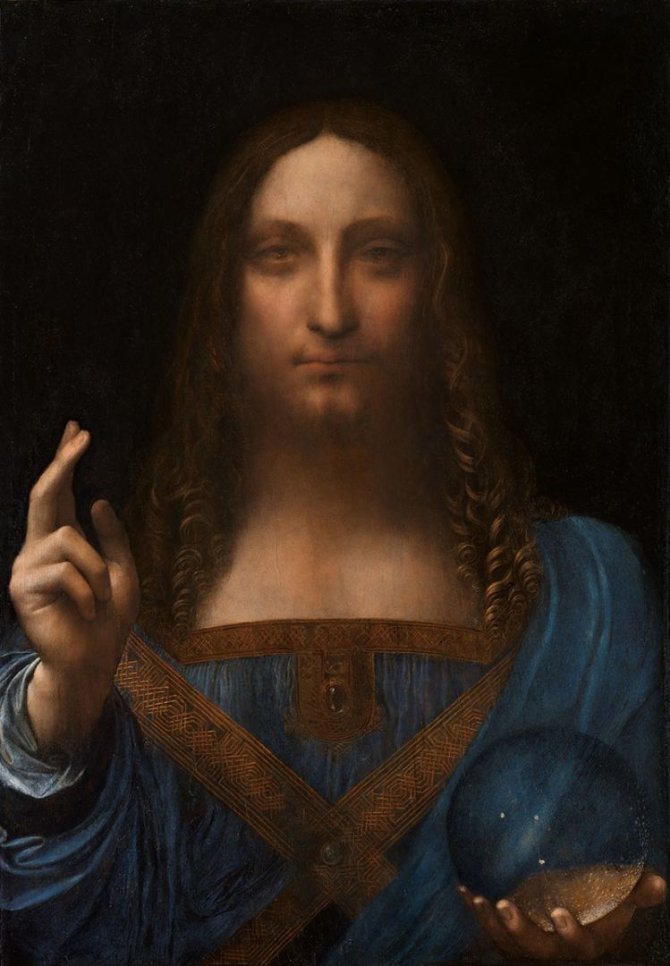 Wikipedia.org nuotr./Leonardo da Vinci paveikslas „Salvator Mundi“