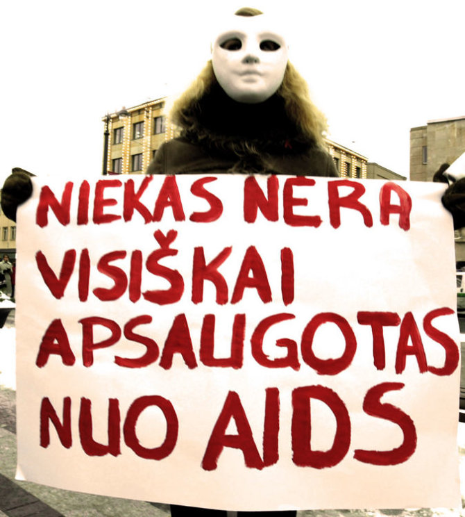 „15min“ archyvo nuotr./AIDS Lietuvoje.