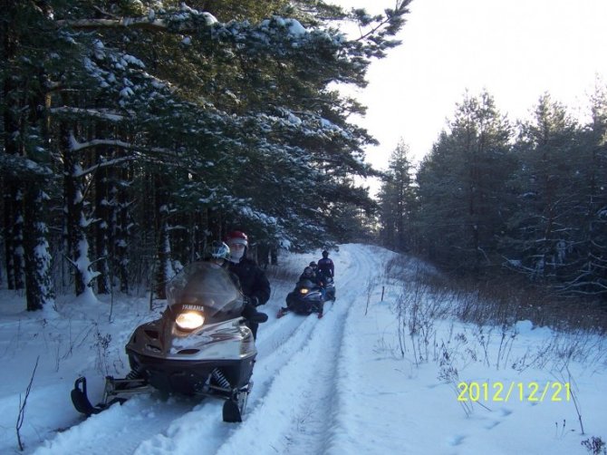  „Miško slėnis“ nuotr./Tokių vaizdų buvo galima išvysti 2012 m. Pernai ir šiemet sniego motociklai nebuvo užkurti.